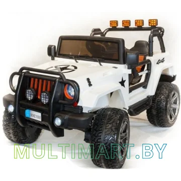 Электромобиль Toyland Jeep WHE 1688 4Х4 (белый)
